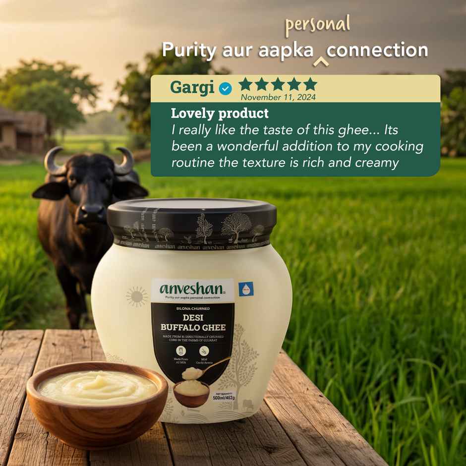 Anveshan Desi Buffalo Ghee