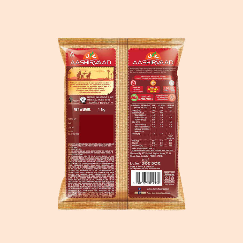 Aashirvaad Atta With Millets For Daily Nutrition | Power Of 5 Grains
