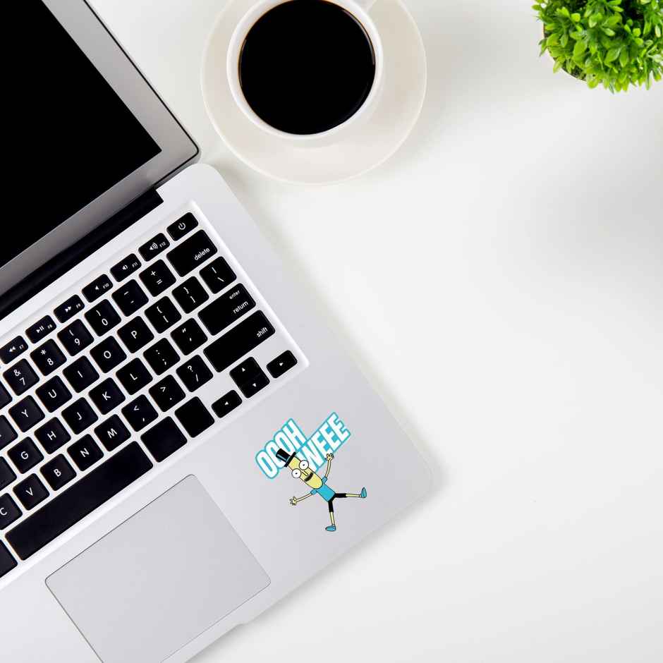 House of Festivals Mr. Poopybutthole- Oooh Weee - Rick and Morty Official Sticker