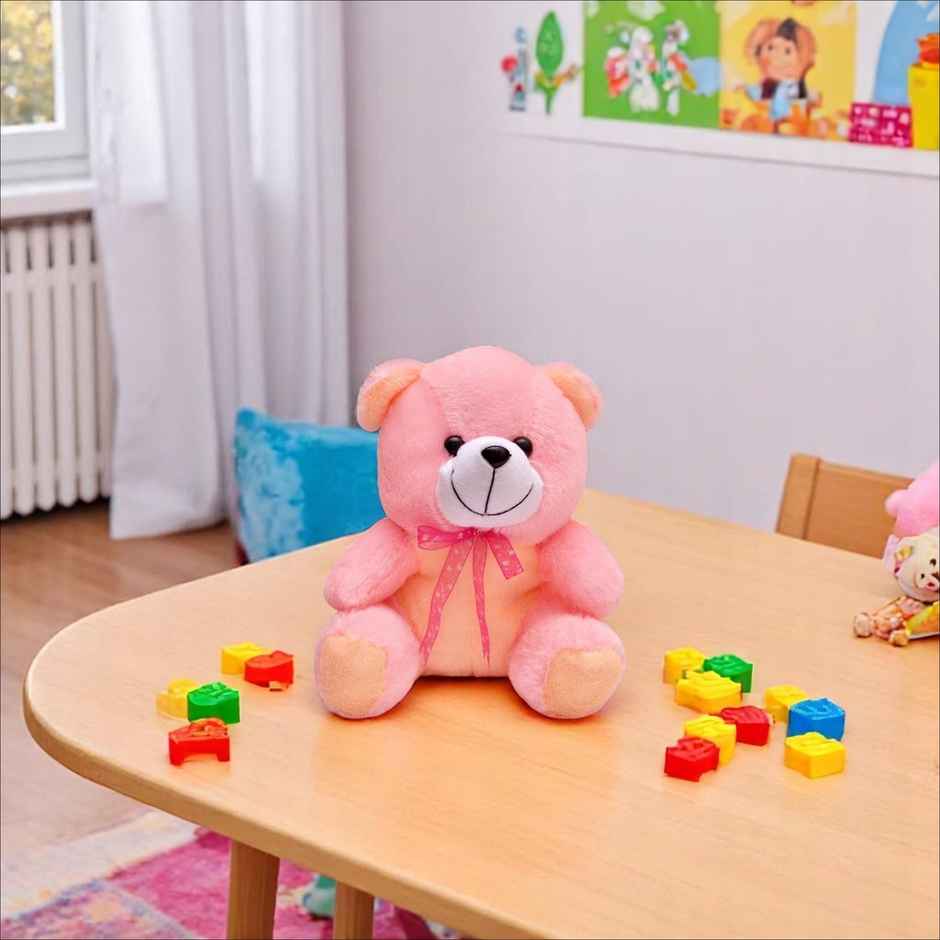 Babique Teddy Bear Plush Soft Toy Cute Kids Birthday Animal Baby Boys & Girls 25 cm - Assorted