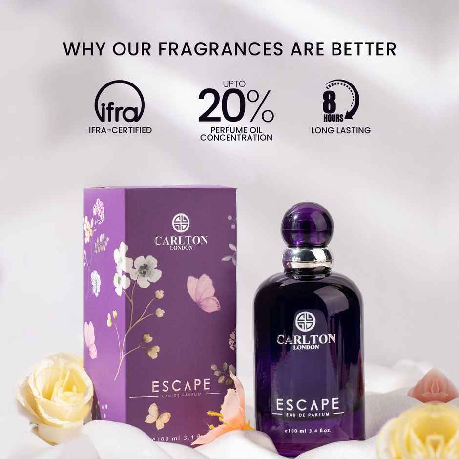 Cadbury Dairy Milk Silk Valentines Heart Blush Chocolate Bar Gift Pack(250gms), Carlton London Escape Perfume Women(100ml) & FNP Radiant Red Rose Bouquet(1pc) Combo