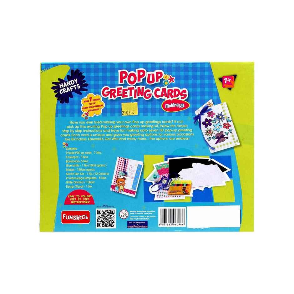 Funskool Handy Crafts Pop Up Greeting Cards, Multi Color