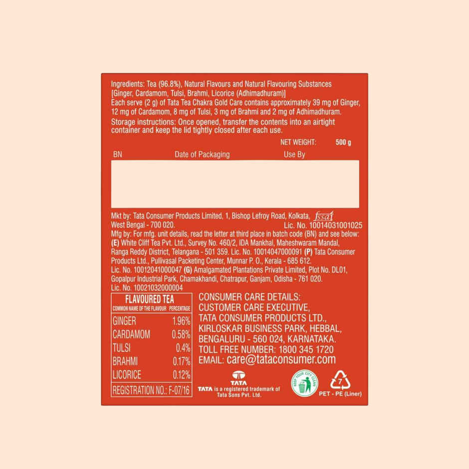 Tata Tea Chakra Gold Care Premium Tea