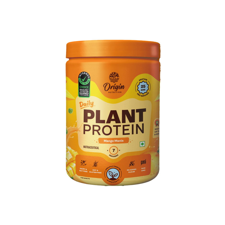 Origin Nutrition Daily Plant Protein Mango Flavour- 7 Servings
