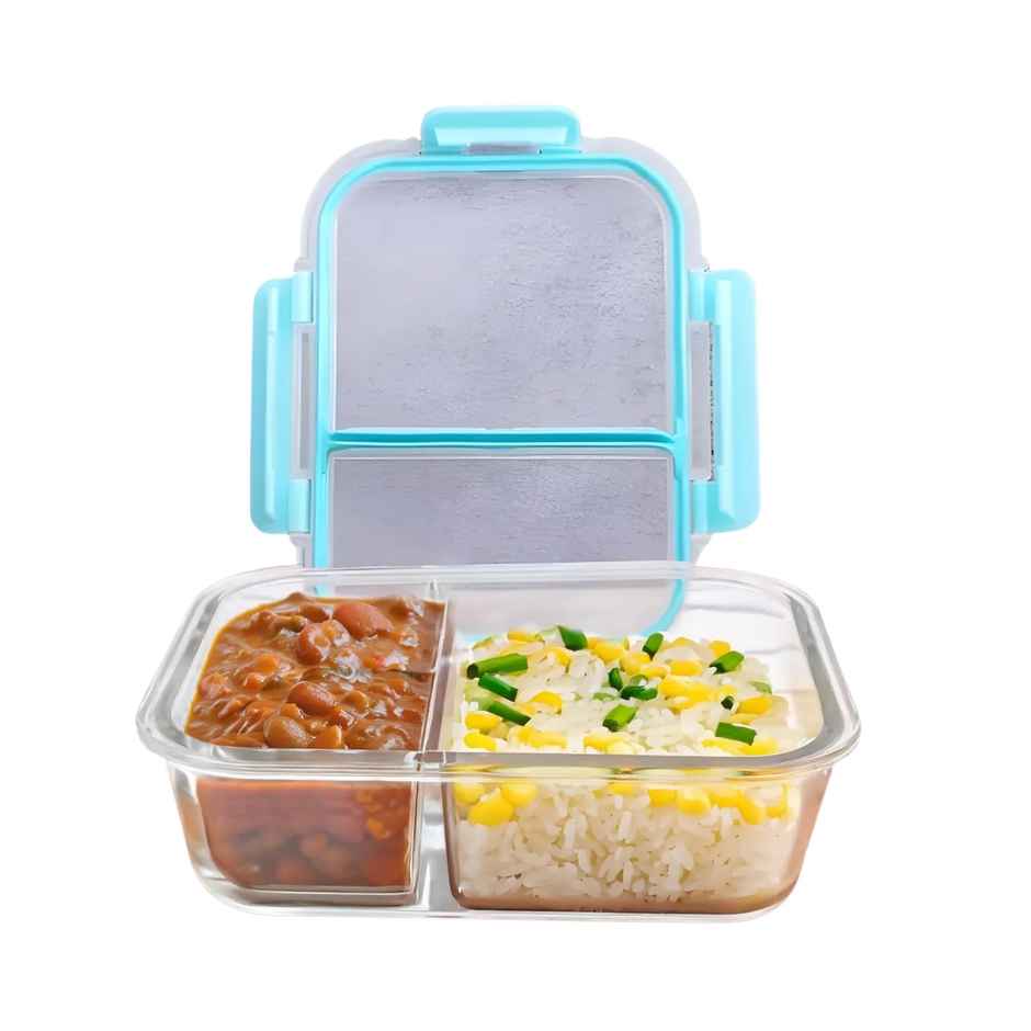 The Better Home Compartment Glass Lunch Box 570Ml