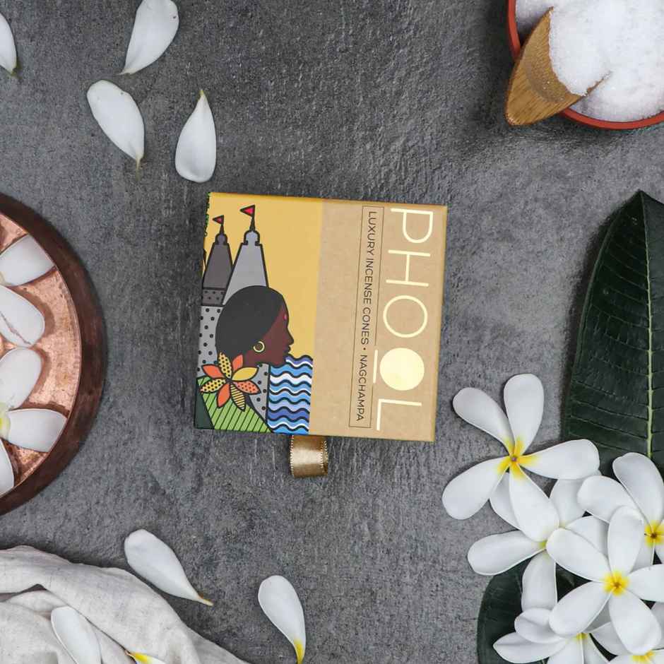 Nagchampa Dhoop Cones | 100% Natural Certified Incense Cones | Phool