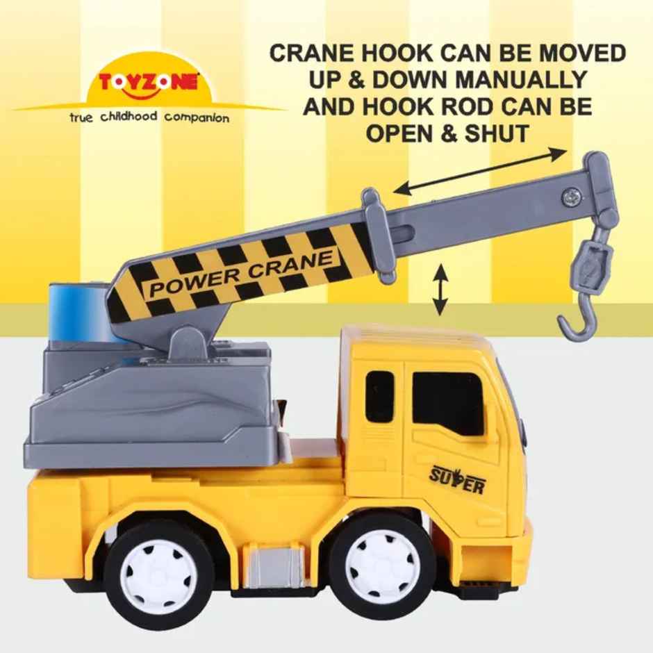 Toyzone Construction Vehicles - Crane