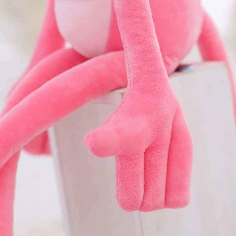 DearJoy Pink Colored Panther Baby pillow cum soft toy pink 55 cm