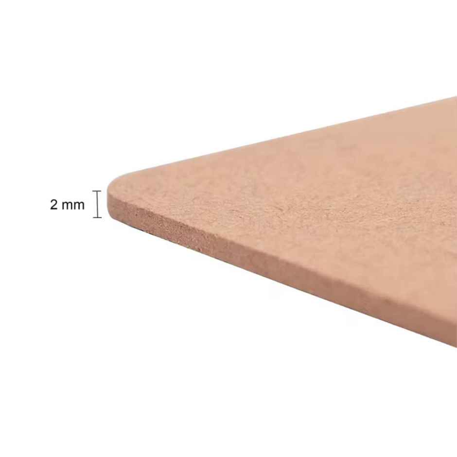 Itsy Bitsy Mdf Coasters With Stand Set of 6 4 x 4 Inch 1.9mm Thick 7 Pc Lb