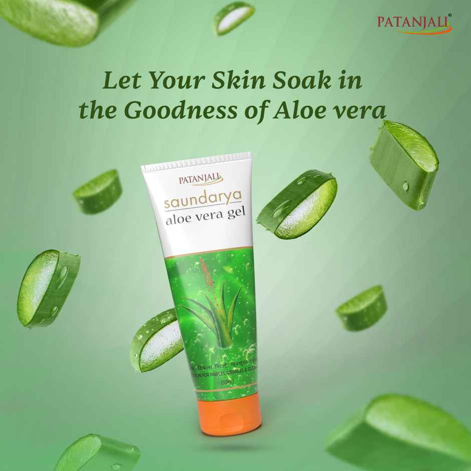 Patanjali Ayurveda Saundarya Aloe Vera Gel 60g