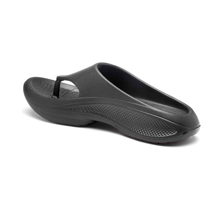 Asian Safari-01 Men Slippers Black (Size-7)