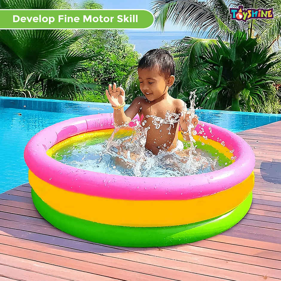 Toyshine Intex 3 Feet Kids Pool | Colorful Fun for Ages 2-5