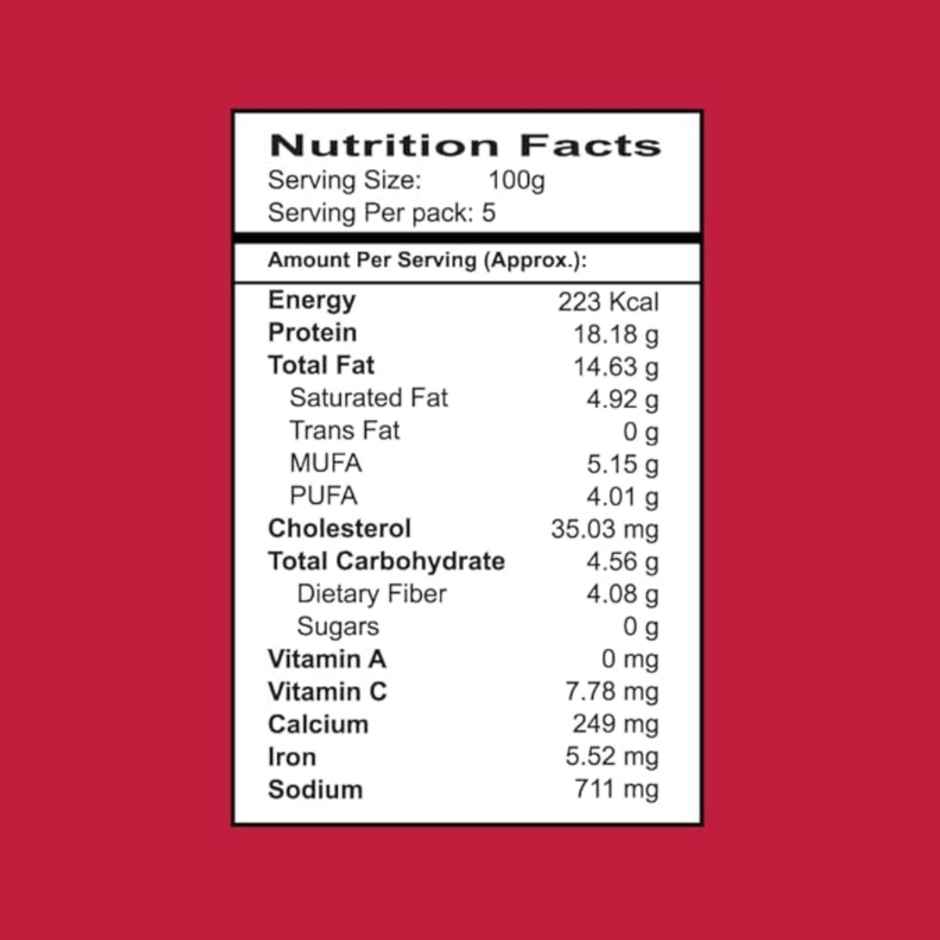 Meatzza Chicken Seekh Kebab Hot & Spicy