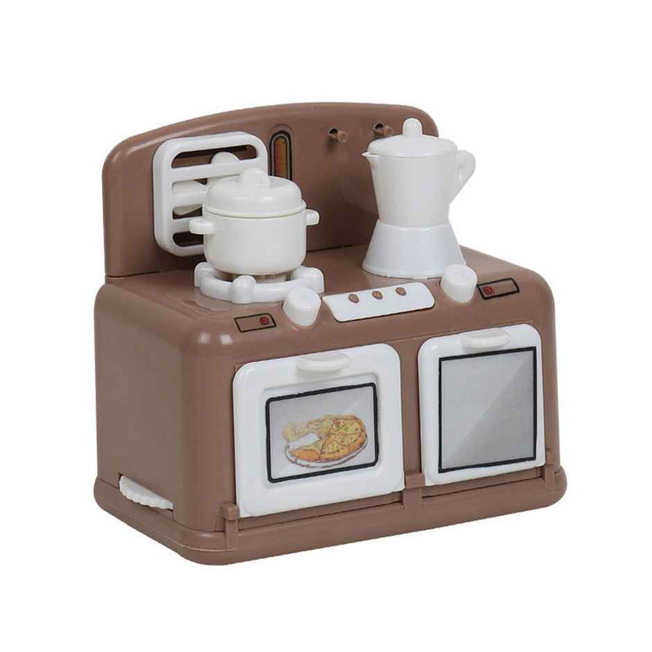 Anz Toy Brown Kitchen Mini Oven Ph 9412
