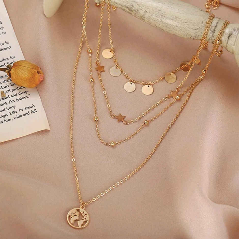 YouBella Jewellery for Women Stylish Pendant Necklace for Women & Girls (YBNK - 5820)