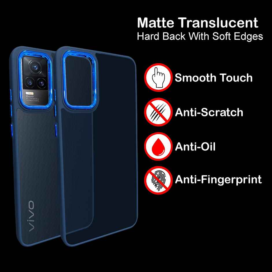 Artistque Case for Vivo Y73 Back Case - colored Frosted Stylish Case