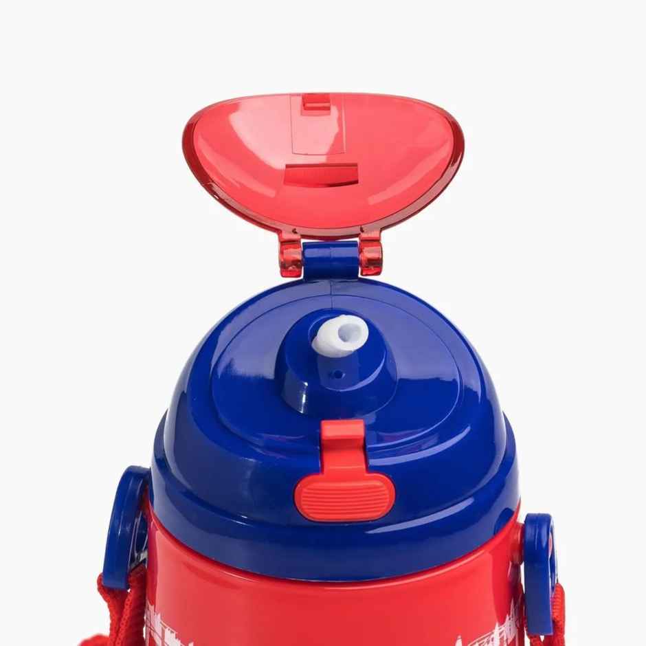 H M International Marvel Avengers Plastic Insulated Sipper Water Bottle | Multicolour - 400 ml