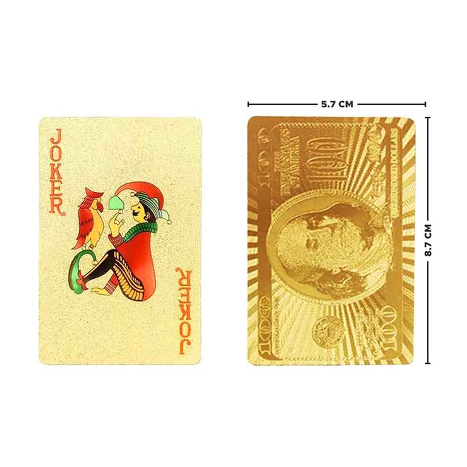 Se7en Gold Plated Poker Playing Cards
