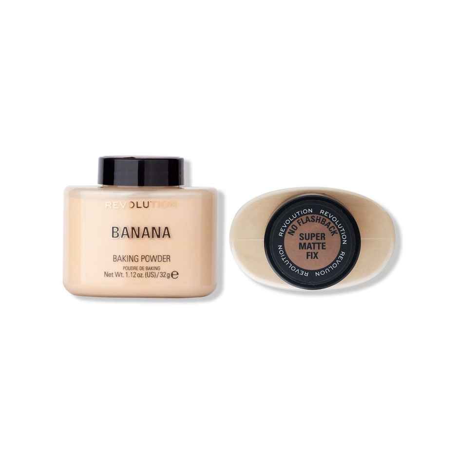 Makeup Revolution Compact Powder - Banana | Long Lasting