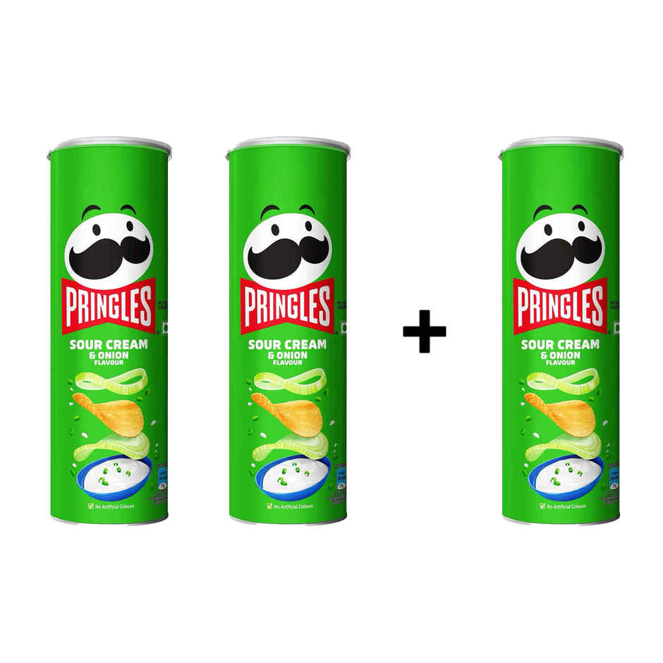 Pringles Potato Chips Sour Cream & Onion Flavour Combo