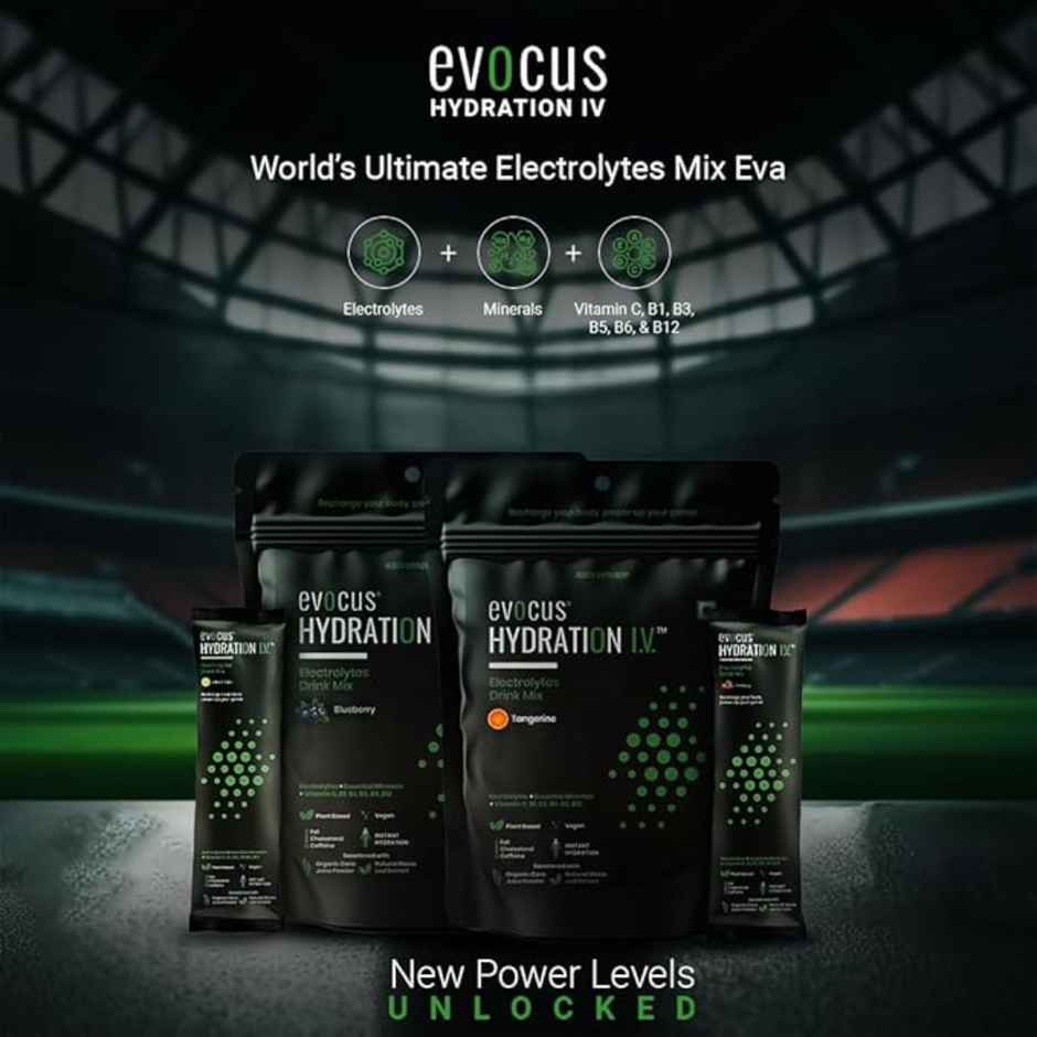 Evocus Organic Blueberry Electrolytes Mix Powder