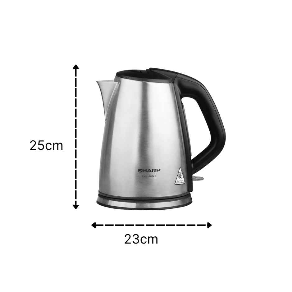 Sharp Electric Kettle 1.8 L EKJ-18WN-S | Silver | Stainless Steel | Auto Lid Open