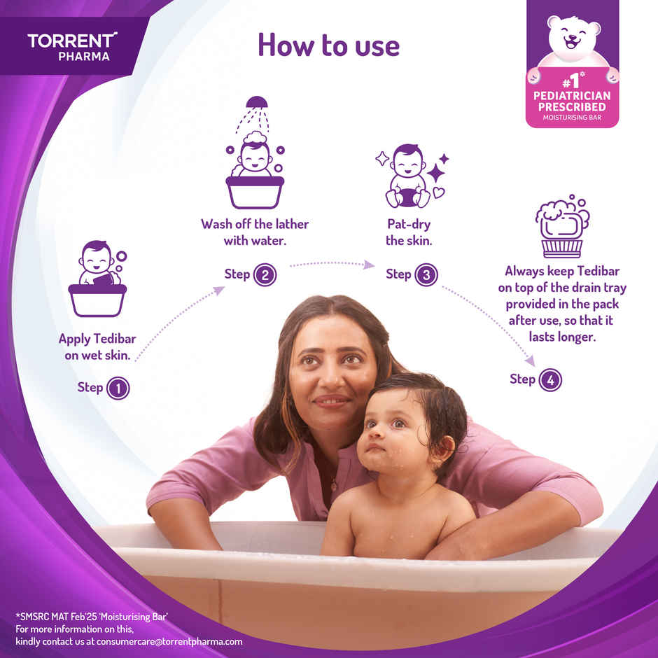 Tedibar Bathing Bar For Babies Sensitive Skin Pack