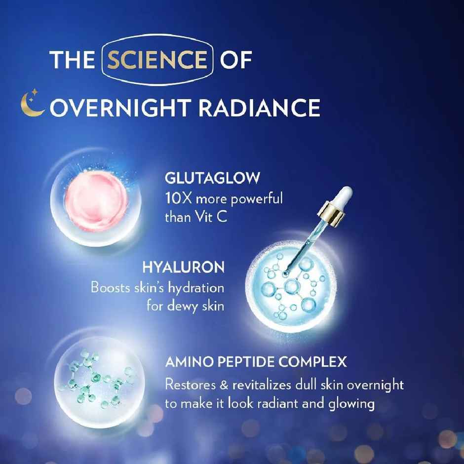 Vaseline Gluta-Hya Overnight Radiance, Serum-In-Lotion, With Amino Peptide And Glutaglow