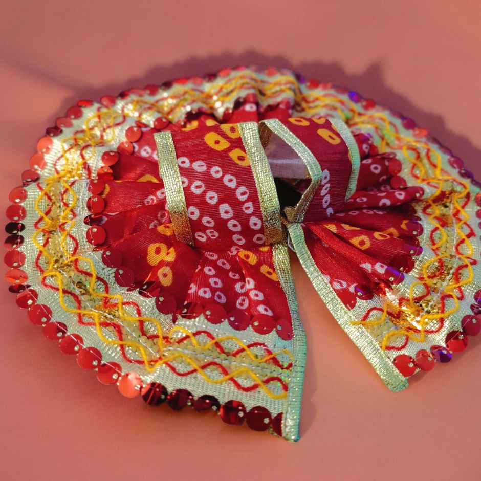 House Of Festivals Traditional Ladoo Gopal Poshak | Size 4 - Assorted