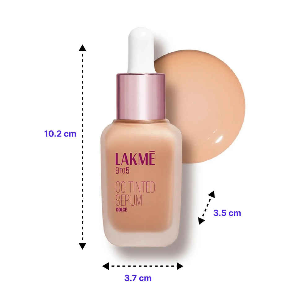 Lakme Cc Tinted Serum With 2% Hyaluronic Acid - Dolce