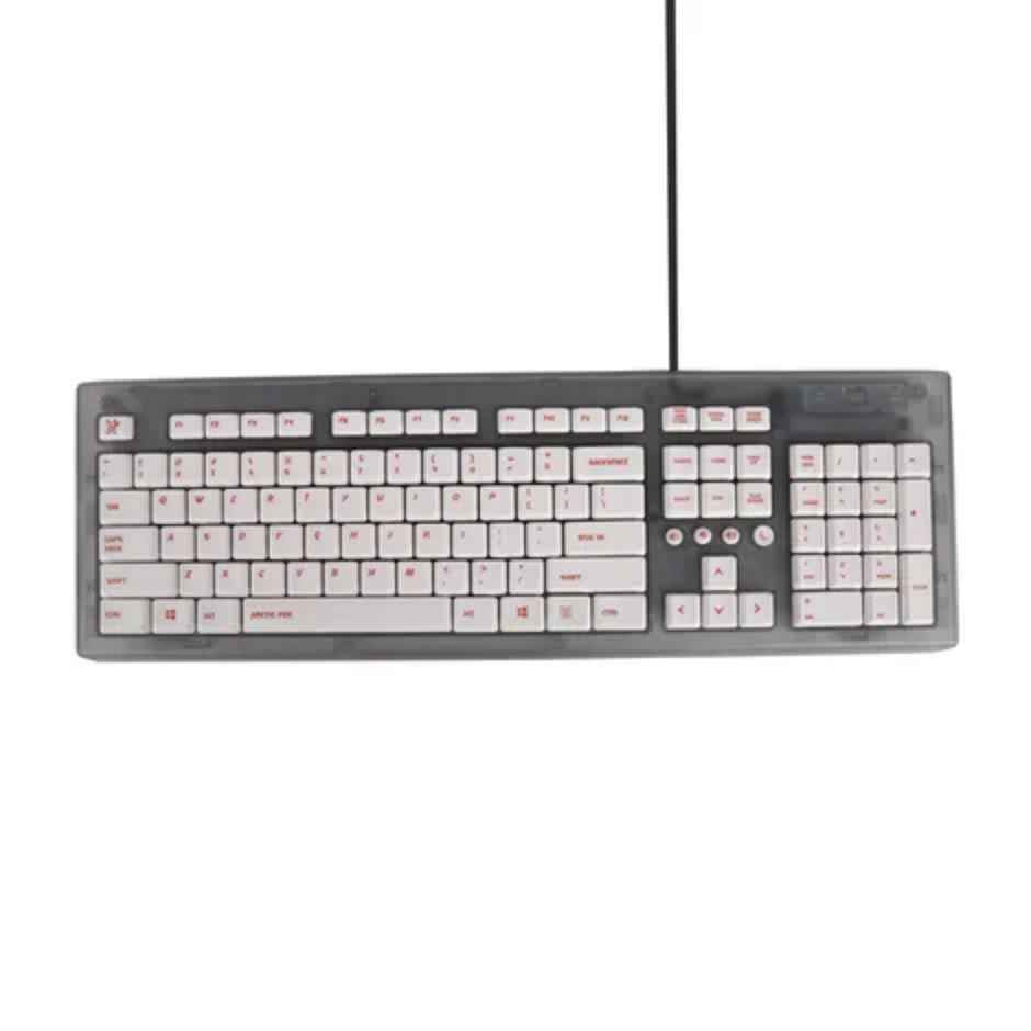 Arctic Fox Crystal Wired Keyboard (Grey)