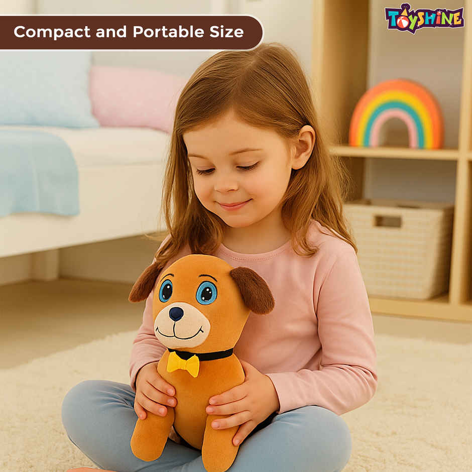 Spanker Cute Dog Soft Toy Ultra Soft Plush Puppy for Kids Boys & Girls | 18 cm