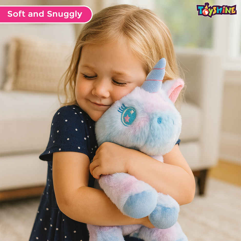 Spanker Cute Unicorn Soft Toy Pastel Plush Unicorn for Kids Multicolor | 25 cm