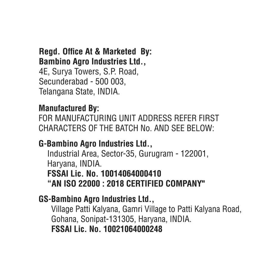 Bambino Macaroni Elbow Pasta - Pure Durum Wheat, No Maida, Protin Rich