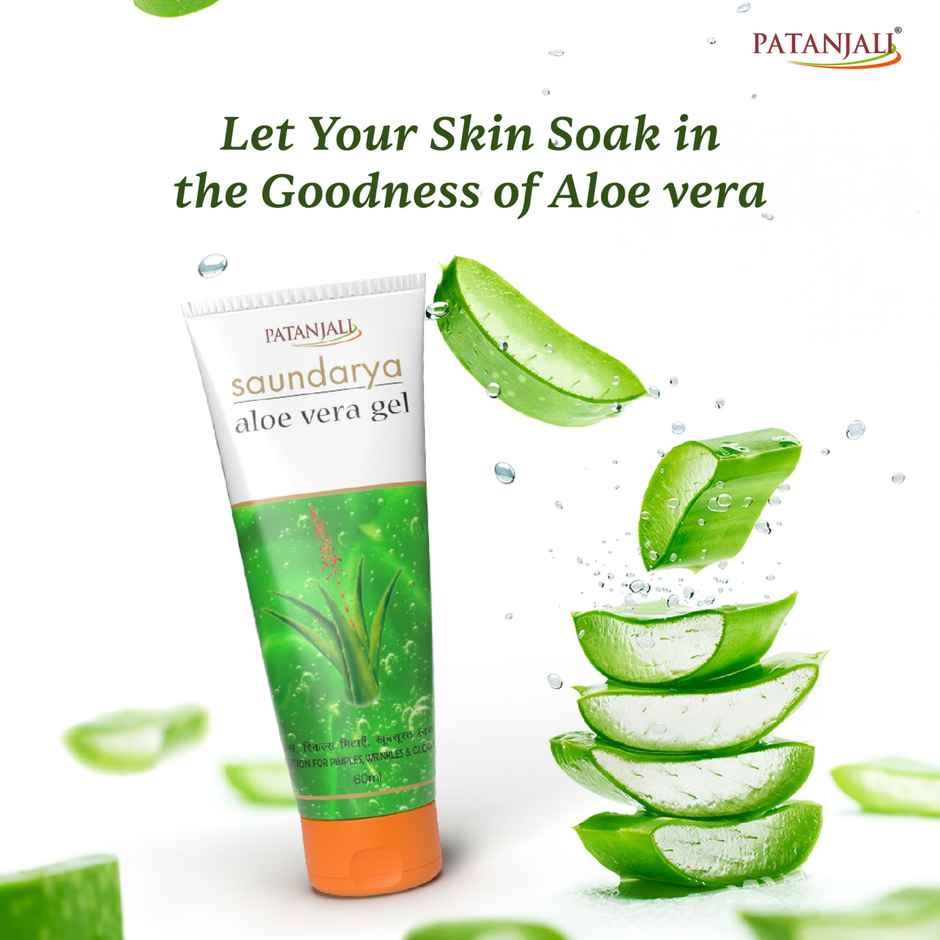 Patanjali Ayurveda Saundarya Aloe Vera Gel 60g