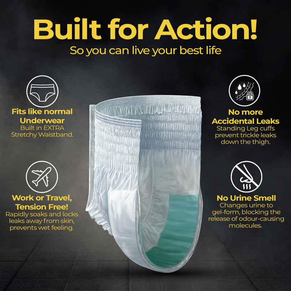 Friends Adult Diaper Pant | Classic Type | XL | 30 - 56 inch Combo