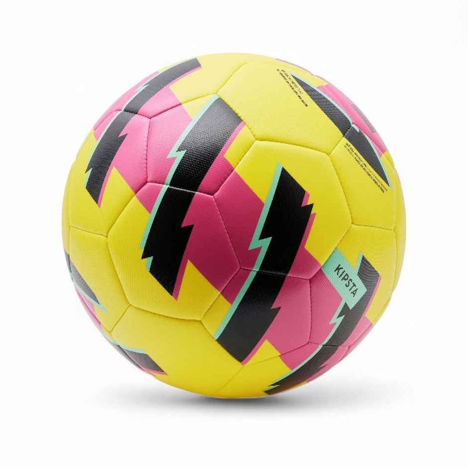 Decathlon | Kipsta Kids' Football Learning Ball Size 5 - Yellow Pink