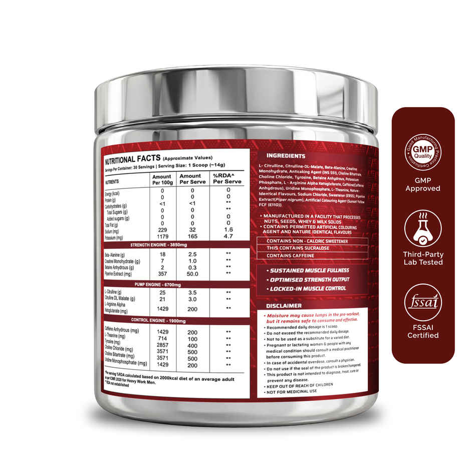 Dynamite Pre-Workout (30 Servings) Valencia Orange