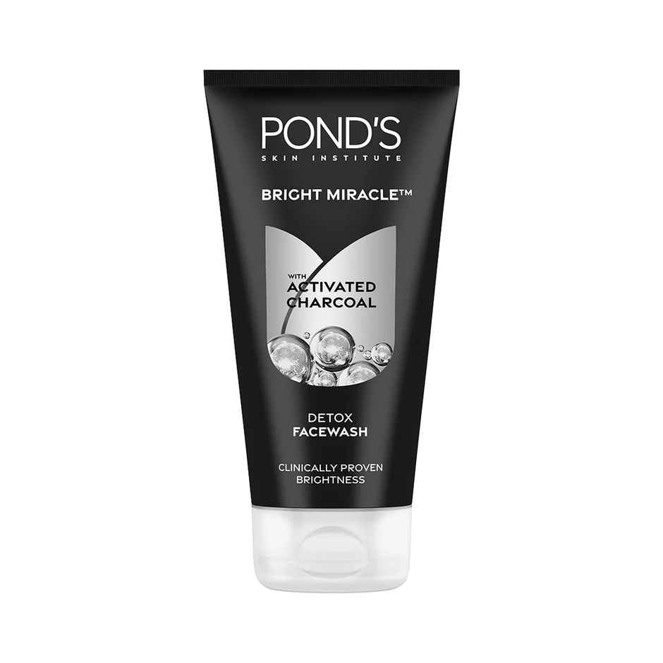 Pond's Bright Miracle Detox Facewash With 10X Power Of Charcoal