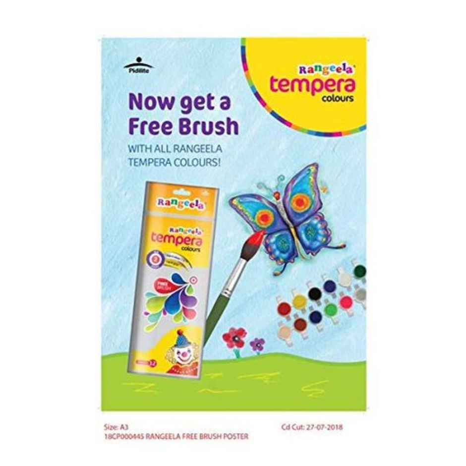 Pidilite Rangeela Tempera Colors | 12 Shades