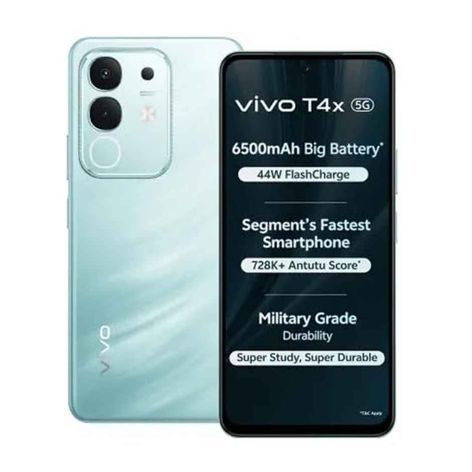 vivo T4x 5G | Glacial Teal | 8 GB RAM | 128 GB Storage