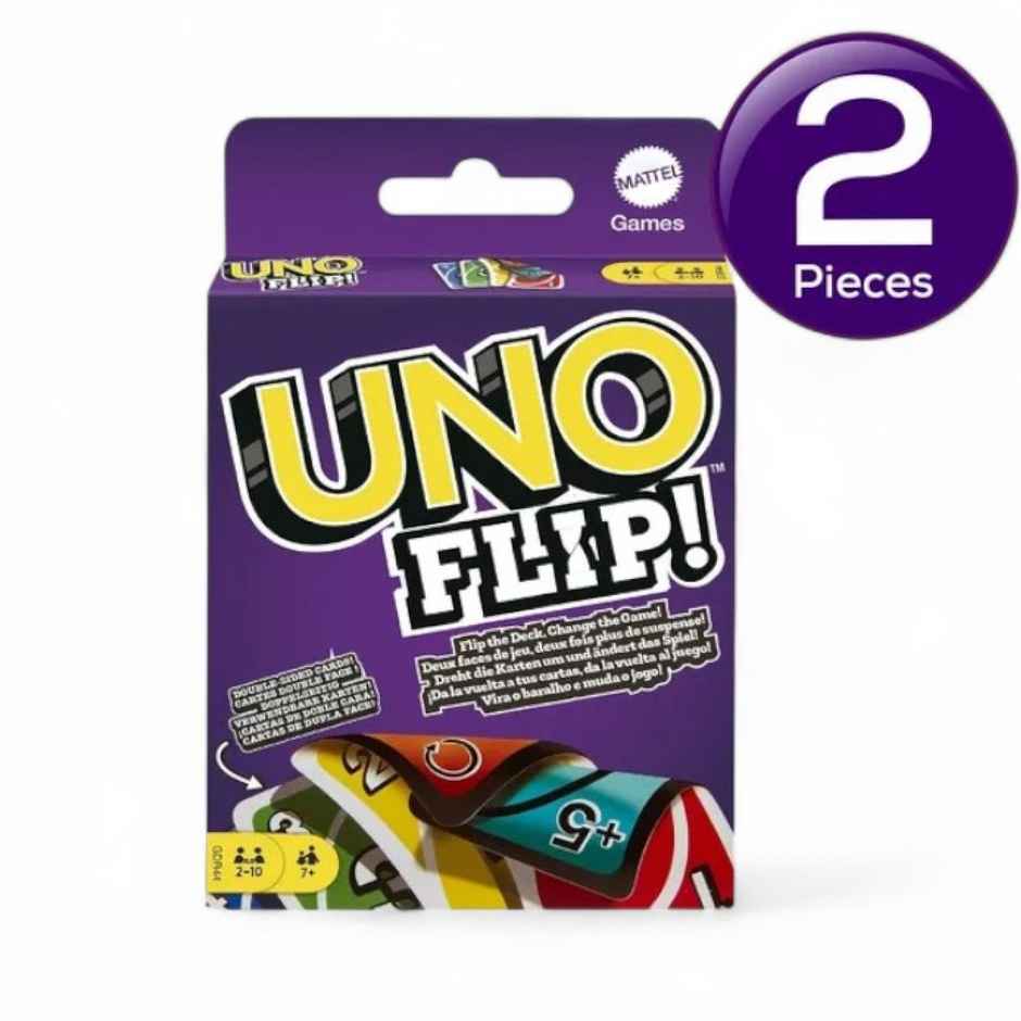 Mattel Games Uno Flip Playing Card Combo