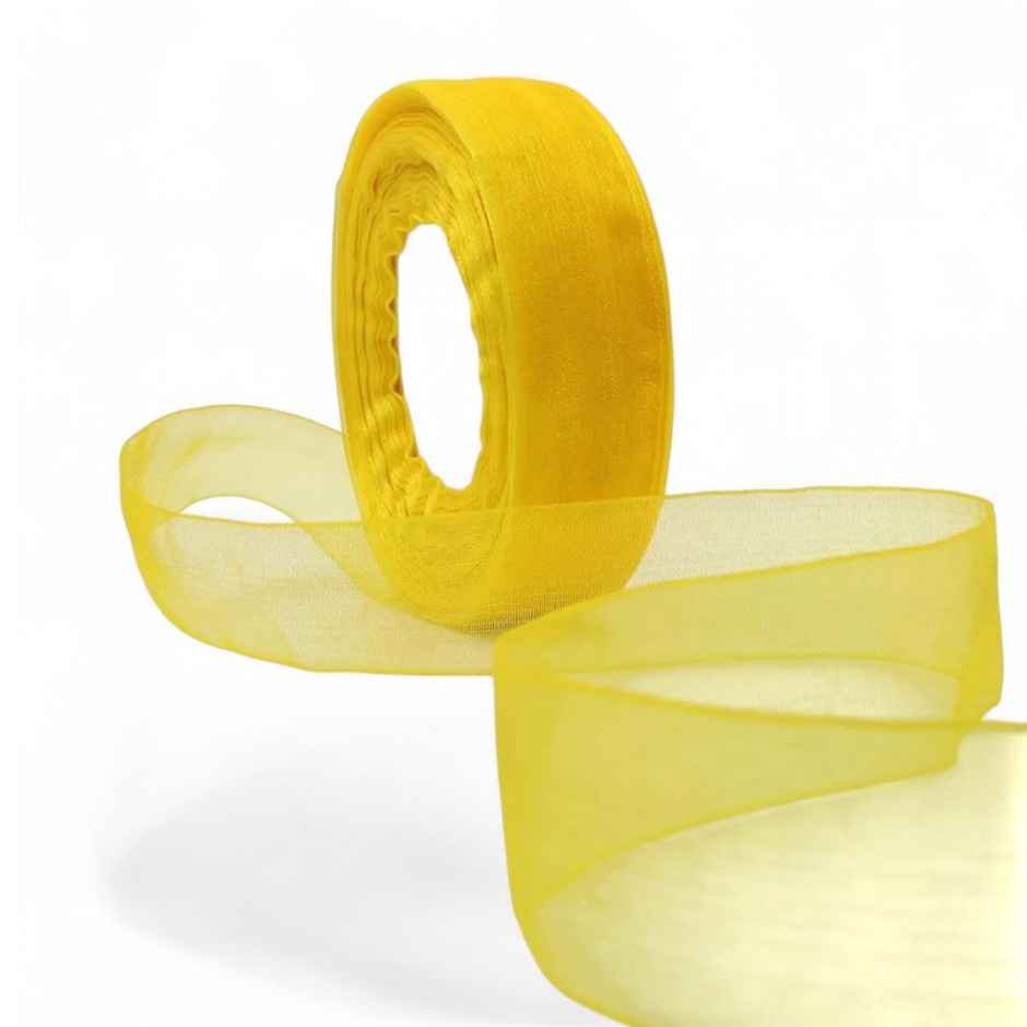 ABK Gift Ribbon Organza Role | 12 mm | 30 M Assorted Colour | 1 Piece Roll