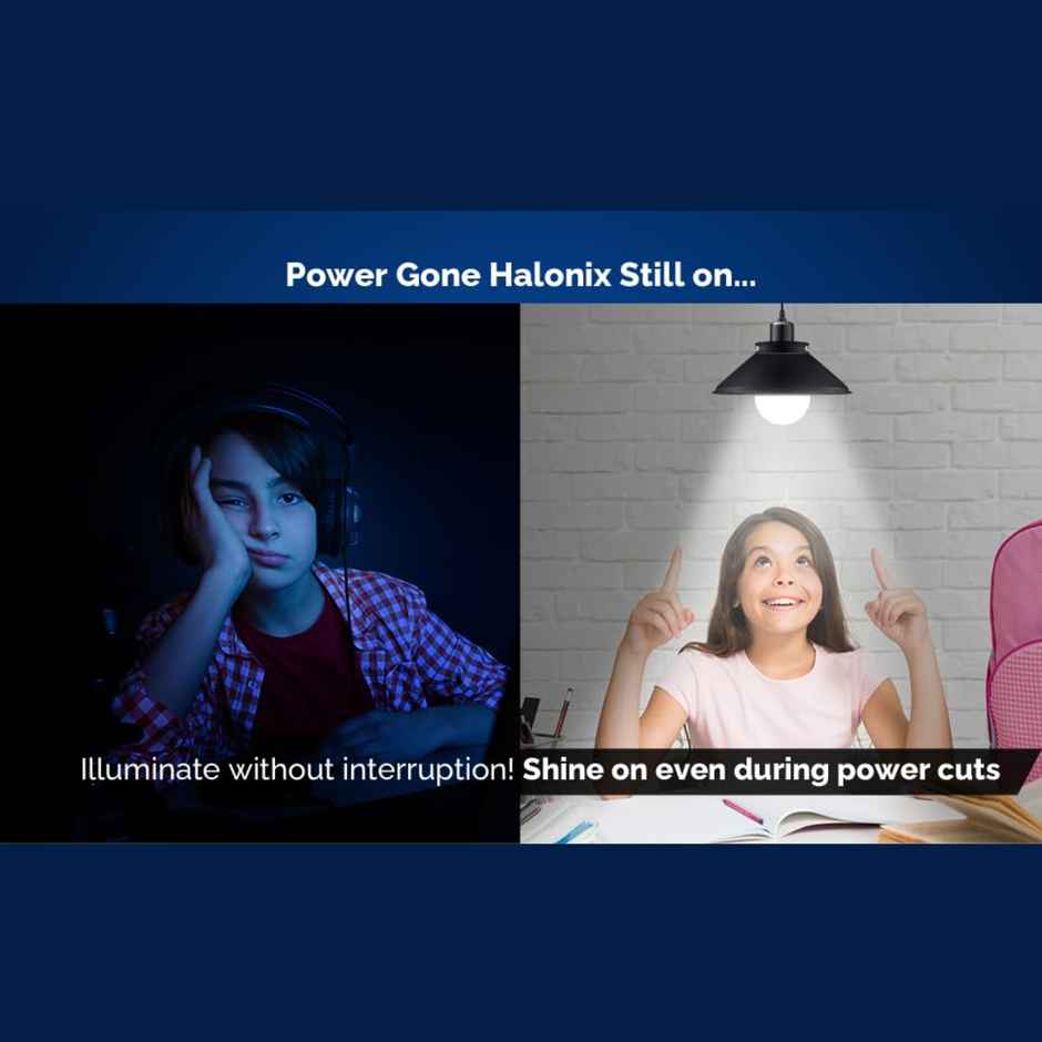 Halonix 14W B22 Rechargeable Emergency Light Inverter Led Bulb