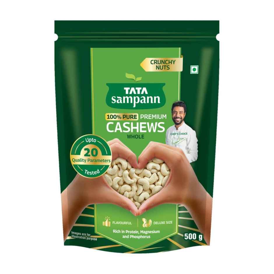 Tata Sampann 100% Pure Premium Cashews/Kaju Whole