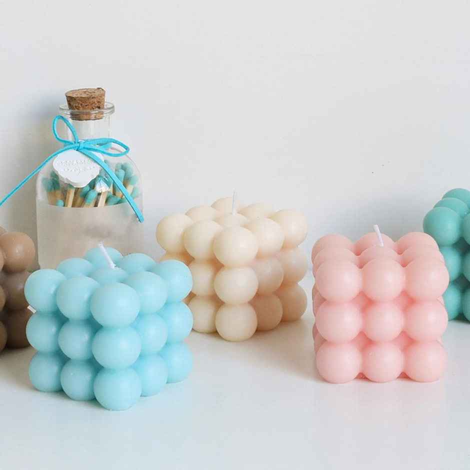 Samsidhi Scented Bubble Candle | Assorted