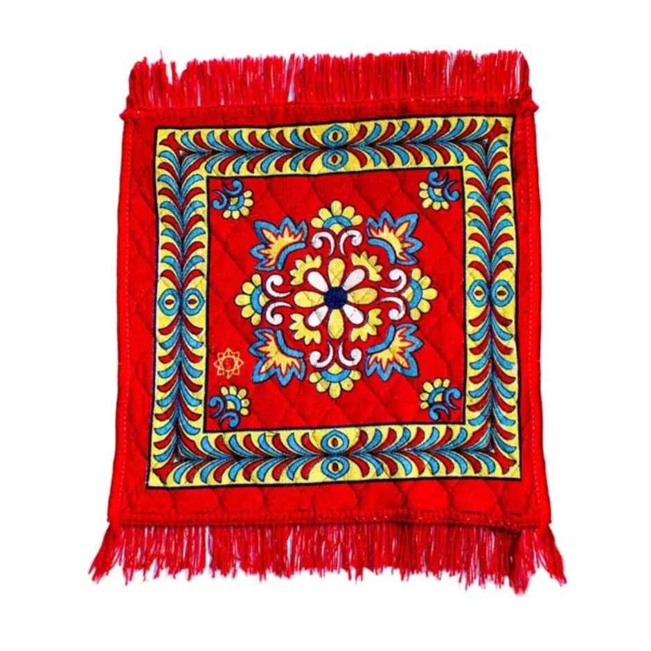 Divine Vibes Divine Art Pooja Asaan - 24x24 Inch