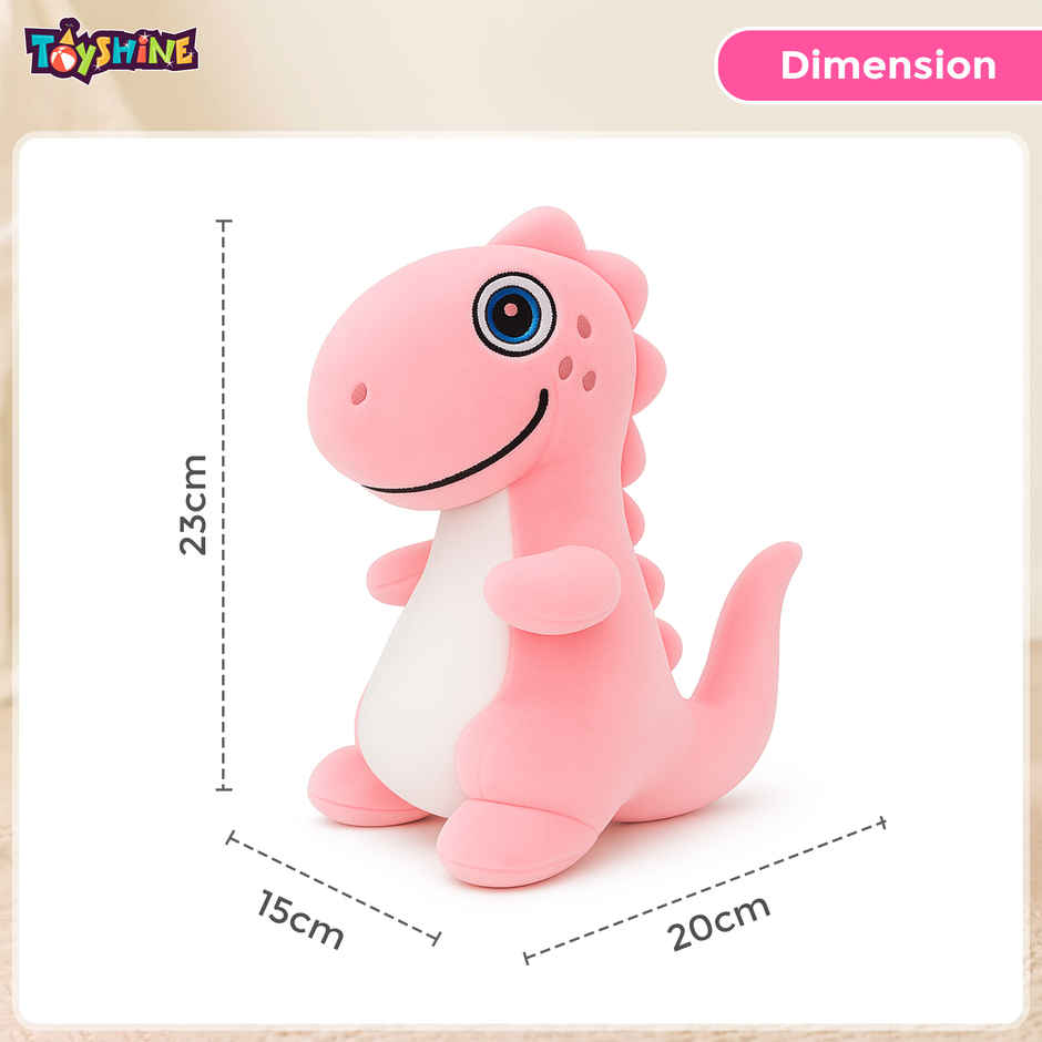 Spanker Cute Dinosaur Soft Toy Ultra Soft Plush Dino for Kids Multicolor | 25 cm