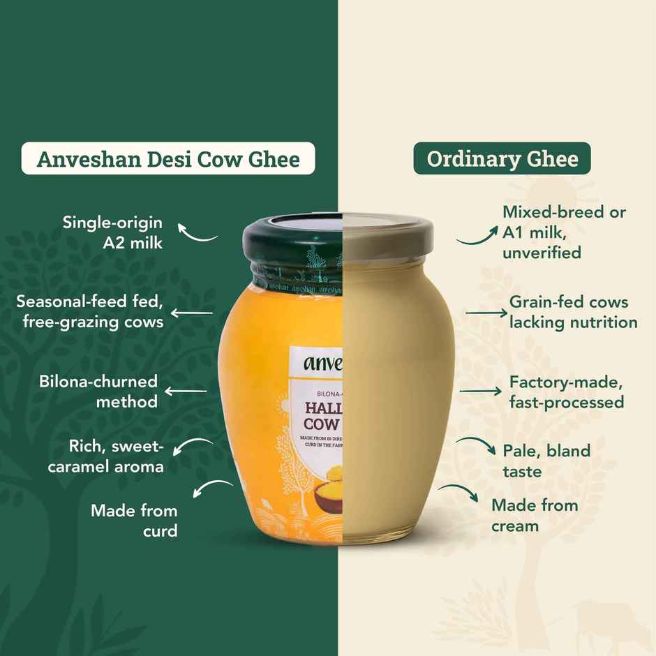 Anveshan A2 Desi Cow Ghee | Pure & Traditional