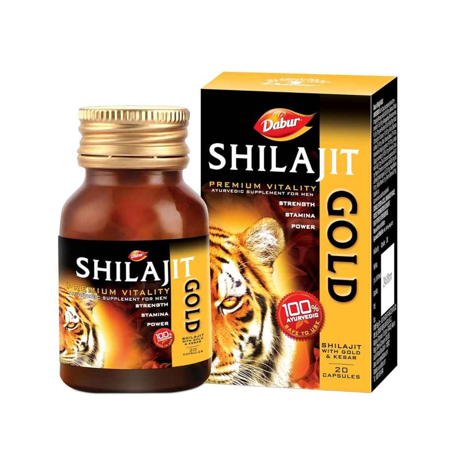 Dabur Shilajit Gold Capsule | Herbal Supplement